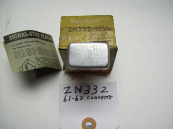 NOS 61-62 turn signal flasher ZN332