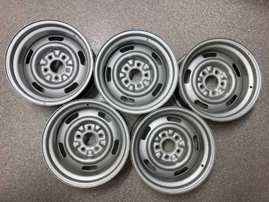 1969 Corvette Rally Wheels Set of 5 Matched Dates