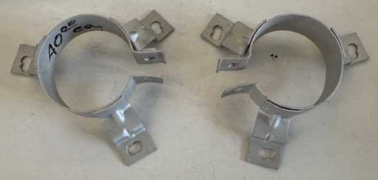 1953-55 Exhaust Extension Brackets (LH &amp; RH)