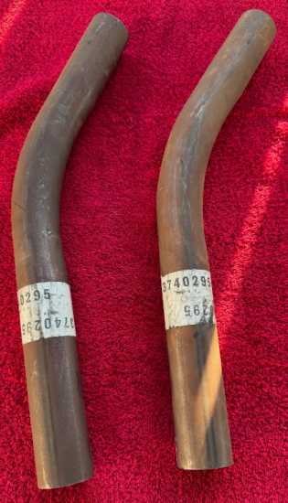 1956-57 NOS Exhaust Extensions (2) #3740295