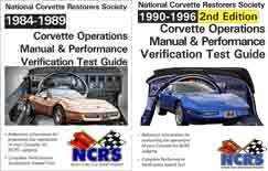 (image for) 1984-96 Corvette Operations Manual & PV Test Guide